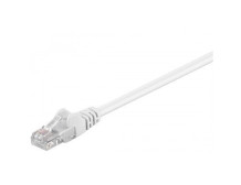 Goobay 68502 CAT 5e patch cable, U/UTP, white, 10m