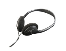 Gembird MHP-123 Stereo headphones with volume control 3.5 mm, Black,