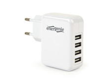 EnerGenie Universal USB charger EG-U4AC-02 White