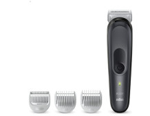 Braun Body Groomer BG3350 Cordless and corded, Operating time (max) 80 min, NiMH, Black/Grey