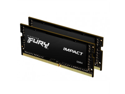 Kingston Fury Impact 16 GB, SODIMM, 3200 MHz, Notebook, Registered No, ECC No, 2x8 GB