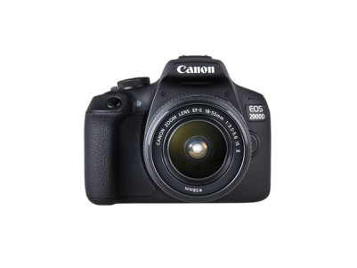 Canon EOS 2000D 18-55 IS II EU26 SLR Camera Kit, Megapixel 24.1 MP, Image stabilizer, ISO 12800, Display diagonal 3.0 ", Wi-Fi, 