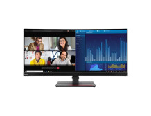 Lenovo ThinkVision P34w-20 34.14 " IPS 21:9 4 ms 300 cd/m Black 60 Hz HDMI ports quantity 2