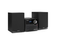 Sharp XL-B517D(BK) Hi-Fi Micro System, CD/FM/USB/Bluetooth v5.0, Aux-in, 45W, Black Sharp Hi-Fi Micro System XL-B517D(BK) USB po