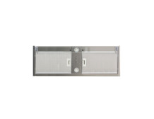 CATA Hood ARMONIA 60 X Integrated, Energy efficiency class C, Width 60 cm, 645 m /h, Mechanical control, LED, Stainless Steel CA
