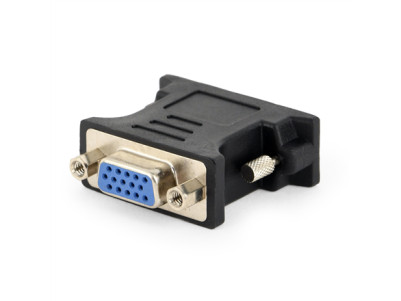 Gembird Adapter DVI-A male to VGA 15-pin HD (3 rows) female, black Gembird