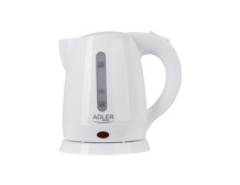 Adler Kettle AD 1272 Electric 1600 W 1 L Stainless steel/Polypropylene 360 rotational base White