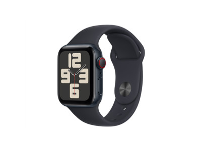 Apple Watch SE GPS + Cellular 40mm Midnight Aluminium Case with Midnight Sport Band - M/L Apple