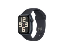 Apple Watch SE GPS 40mm Midnight Aluminium Case with Midnight Sport Band - S/M Apple