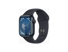 Apple Watch Series 9 GPS 41mm Midnight Aluminium Case with Midnight Sport Band - M/L Apple