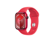 Apple Watch Series 9 GPS + Cellular 41mm (PRODUCT)RED Aluminium Case with (PRODUCT)RED Sport Band - S/M Apple