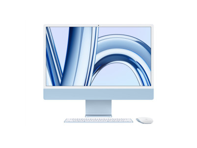 Apple iMac 24 4.5K Retina, Apple M3 8C CPU, 10C GPU/8GB/256GB SSD/Blue/RUS Apple