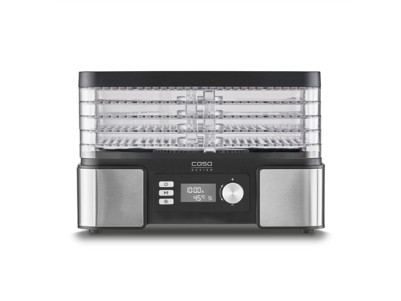 Caso Food Dehydrator DH 450 Power 370-450 W Number of trays 5 Temperature control Integrated timer Black/Stainless Steel