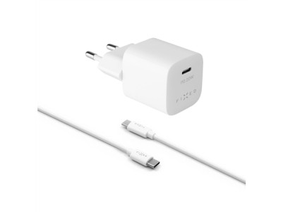 Fixed Mini Travel Charger USB-C/USB-C Cable