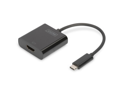 Digitus USB Type-C to HDMI Adapter DA-70852 0.15 m Black