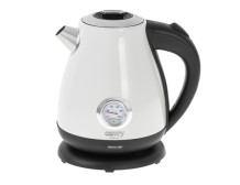 Camry Kettle with a thermometer CR 1344 Electric 2200 W 1.7 L Stainless steel 360 rotational base White