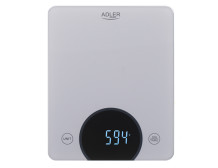 Adler Kitchen Scale AD 3173s Maximum weight (capacity) 10 kg Graduation 1 g Display type LED Grey