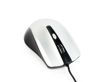 Gembird Mouse MUS-4B-01-BS Standard Black/ silver USB