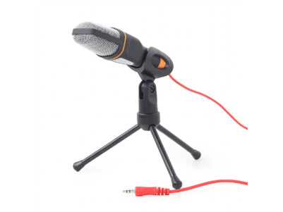 Gembird Desktop microphone with a tripod MIC-D-03 Built-in microphone 3.5 mm Black