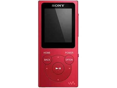 Sony Walkman NW-E394B MP3 Player, 8GB, Red Sony MP3 Player Walkman NW-E394B MP3 Internal memory 8 GB USB connectivity
