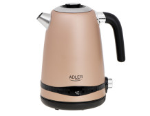 Adler Kettle AD 1295 Electric 2200 W 1.7 L Stainless steel 360 rotational base Golden