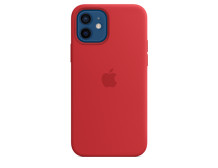 Apple iPhone 12/12 Pro Silicone Case with MagSafe Case with MagSafe Apple iPhone 12 Pro, iPhone 12 Silicone Red With built-in ma