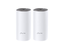 TP-LINK C1200 Whole Home Mesh Wi-Fi System Deco E4 (2-pack) 802.11ac 867+300 Mbit/s 10/100 Mbit/s Ethernet LAN (RJ-45) ports 2 M