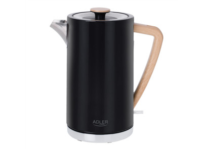 Adler Kettle AD 1347b Electric 2200 W 1.5 L Stainless steel 360 rotational base Black