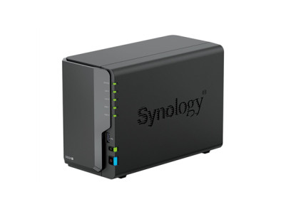 Synology Tower NAS DS224+ up to 2 HDD/SSD Intel Celeron J4125 Processor frequency 2.0 GHz 2 GB DDR4