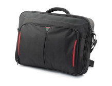 Targus Clamshell Laptop Bag CN418EU Briefcase Black/Red Shoulder strap