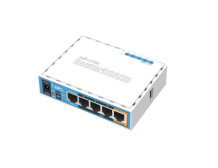 MikroTik RB952Ui-5ac2nD hAP ac lite 802.11ac 2.4/5.0 867 Mbit/s 10/100 Mbit/s Ethernet LAN (RJ-45) ports 5 MU-MiMO Yes PoE in/ou