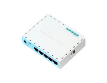 Mikrotik Wired Ethernet Router (No Wifi) RB750Gr3, hEX, Dual Core 880MHz CPU, 256MB RAM, 16 MB (MicroSD), 5xGigabit LAN, USB, PC