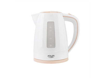 Adler Kettle AD 1264 Standard 2200 W 1.7 L Plastic 360 rotational base White