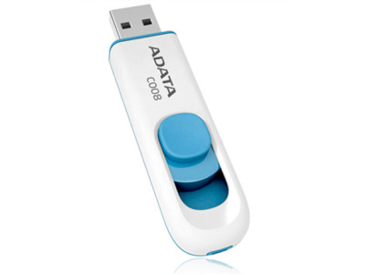 ADATA C008 32 GB USB 2.0 White/Blue