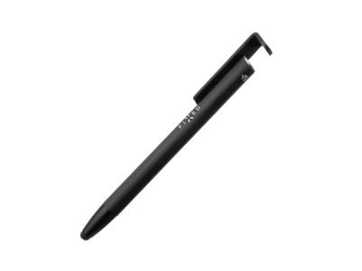 Fixed Pen With Stylus and Stand 3 in 1 Pencil Black Stylus for capacitive displays Stand for phones and tablets