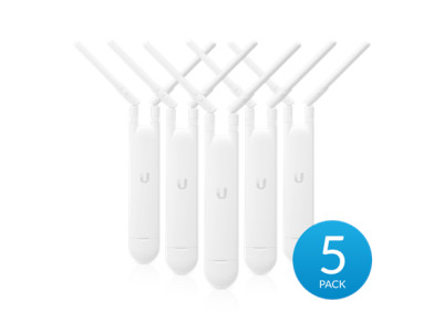 Ubiquiti UniFi UAP-AC-M-5Pack Mesh Access Point 802.11ac 2.4/5 867 Mbit/s 10/100/1000 Mbit/s Ethernet LAN (RJ-45) ports 1 MU-MiM