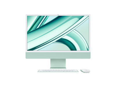 Apple iMac 24 4.5K Retina, Apple M3 8C CPU, 10C GPU/8GB/256GB SSD/Green/SWE Apple