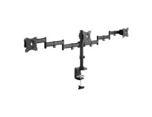 DIGITUS Universal Triple Monitor Stand with Clamp Mount Digitus