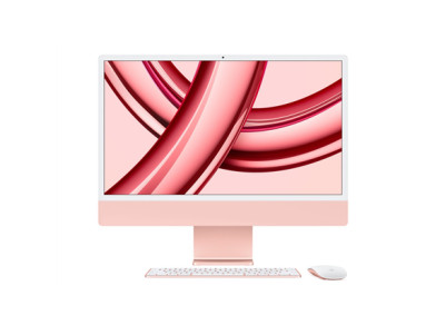 Apple iMac 24 4.5K Retina, Apple M3 8C CPU, 10C GPU/8GB/256GB SSD/Pink/INT Apple