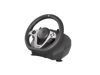Genesis Driving Wheel Seaborg 400 Silver/Black Game racing wheel