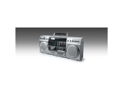 Muse M-380 GBS Ghetto Blasters, Silver Muse