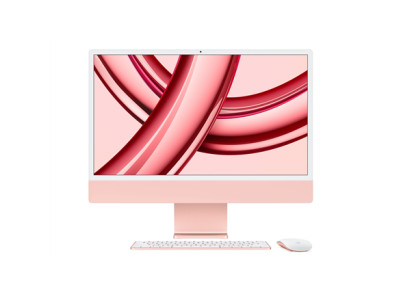 Apple iMac 24 4.5K Retina, Apple M3 8C CPU, 10C GPU/8GB/256GB SSD/Pink/SWE Apple