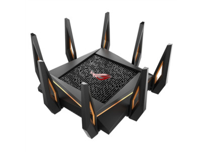 Asus GT-AX11000 Tri-band WiFi Gaming Router ROG Rapture 802.11ax 4804+1148 Mbit/s 10/100/1000 Mbit/s Ethernet LAN (RJ-45) ports 