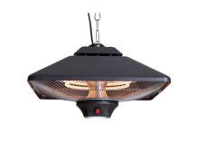 SUNRED Heater CE17SQ-B, Spica Bright Hanging Infrared 2000 W Black IP24