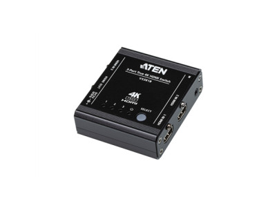 Aten 3-Port True 4K HDMI Switch VS381B Input: 3 x HDMI Type A Female Output: 1 x HDMI Type A Female