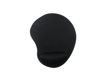 Gembird MP-ERGO-01 Mouse pad with soft wrist support, black Gembird