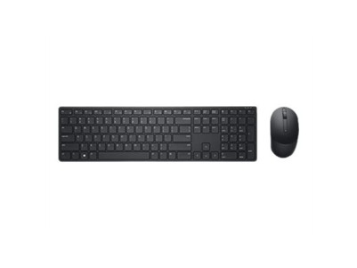 Dell KM5221W Pro | Keyboard and Mouse Set | Wireless | Ukrainian | Black | 2.4 GHz