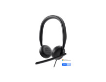 Dell Headset WH3024 Built-in microphone USB-C, USB-A Black