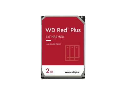 Western Digital | Red Plus NAS Hard Drive | WD20EFPX | 5400 RPM | 2000 GB | 64 MB