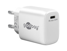 65406 Goobay USB-C PD GaN Fast Charger (20 W)